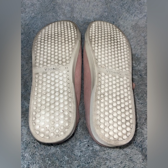 Vionic Brinley Suede Sneaker in Light Pink - Picture 4 of 6